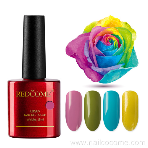 15ml CCO Redcome Soak Off No Base No Top Coat Gel Polish For Nails Salon